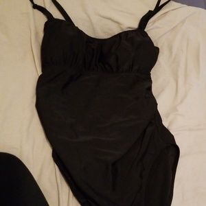 XS Old Navy Black maternity one piece swimsuit.